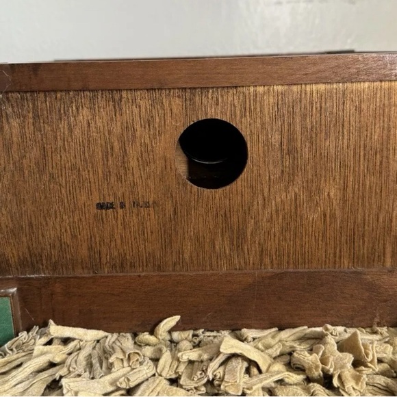 Westminster Mantle Clock Wood Quartz Tempus Fugit With Dual Chime 19x15 Large - Picture 3 of 12